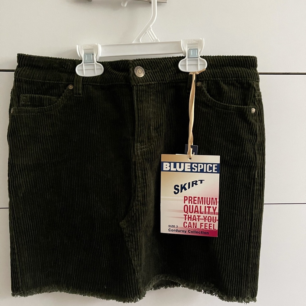 Blue Spice Mini Skirt
